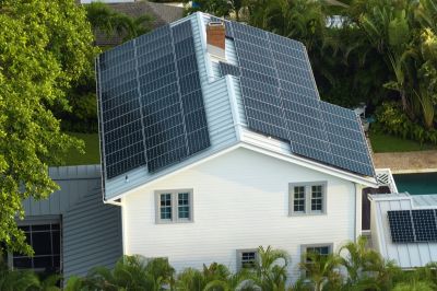Home with Solar Power System